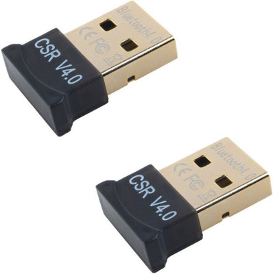 AlexVyan 2 Pcs- PAck of 2-20M 3Mbps Bluetooth 4.0 CSR work with 2.0 3.0 and 4.0 Dongle Dual Mode Mini Wireless With CD Support Networking Dial-up Fax Lan Access Headset and Data Transfer USB Adapter(Black)
AlexVyan 2 Pcs- PAck of 2-20M 3Mbps Bluetooth 4.0 CSR work with 2.0 3.0 and 4.0 Dongle Dual Mode Mini Wireless With CD Support Networking Dial-up Fax Lan Access Headset and Data Transfer USB Adapter(Black)
