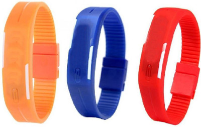 Talgo New Arrival 2018 Red Robin Season Special RRLEDORBURD New Special Collection Red,Blue And Orange Rectangle Dial Red,Blue And Orange Attractive And COmfertable Rubber Strap (Combo of 3) RRLEDORBURD Watch - For Boys
Talgo New Arrival 2018 Red Robin Season Special RRLEDORBURD New Special Collection Red,Blue And Orange Rectangle Dial Red,Blue And Orange Attractive And COmfertable Rubber Strap (Combo of 3) RRLEDORBURD Watch - For Boys