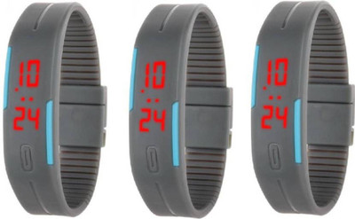 Talgo New Arrival 2018 Red Robin Season Special RRLEDGREY3 New Collection LED Rectangle Dial Grey Attractive And Comfertable Rubber Strap (Combo of 3) RRLEDGREY3 Watch - For Boys
Talgo New Arrival 2018 Red Robin Season Special RRLEDGREY3 New Collection LED Rectangle Dial Grey Attractive And Comfertable Rubber Strap (Combo of 3) RRLEDGREY3 Watch - For Boys