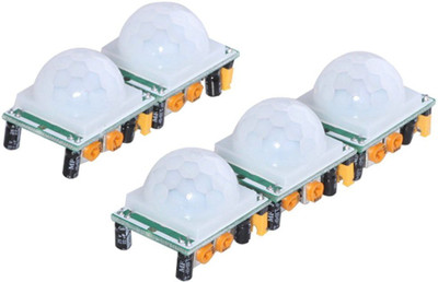Robocraze HC-SR501 Adjust Ir Pyroelectric Infrared PIR Motion Sensor Detector Modules - Pack of 5(Green, White)
Robocraze HC-SR501 Adjust Ir Pyroelectric Infrared PIR Motion Sensor Detector Modules - Pack of 5(Green, White)