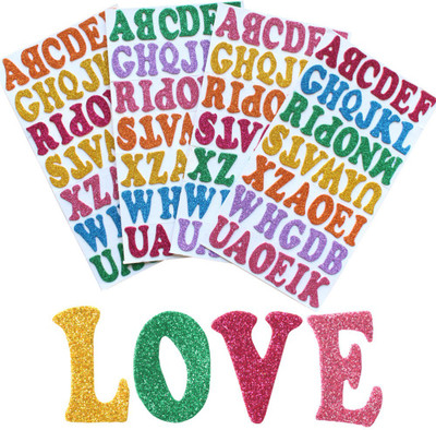 ecaart 64 Pcs Glitter Foam Stickers Self Adhesive Alphabet Letter Stickers Decorative Sticker for DIY Craft
ecaart 64 Pcs Glitter Foam Stickers Self Adhesive Alphabet Letter Stickers Decorative Sticker for DIY Craft