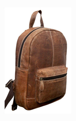 SR MART Rucksack Backpack(Brown, 5 inch)