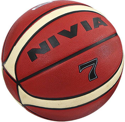 Nivia Basketball 3 Basketball - Size: (Pack of 1, Brown, Black