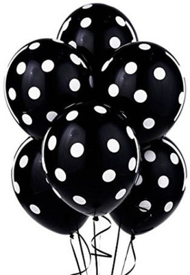 YNS Crafts Stock Solid CS-B-37 Balloon(Black, Pack of 25)