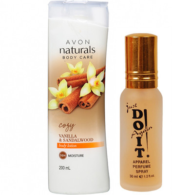 Avon Anew Naturals Hand & Body Lotion (200 ml) with one do it perfume 30 ml(Set of 2)
Avon Anew Naturals Hand & Body Lotion (200 ml) with one do it perfume 30 ml(Set of 2)