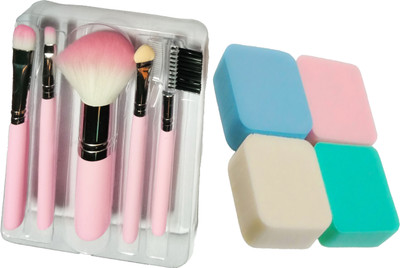 Hiba Collection Combo Brush+Puff(Set of 9)