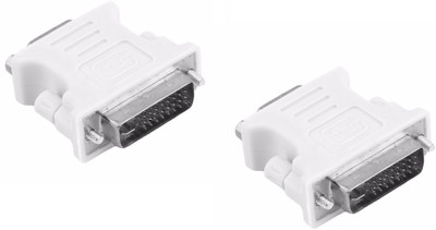 ReTrack SET OF 2PC DVI-connector dvi-i (a/d) to vga male to female 24+1-pin to 15-pin adapter convert USB Adapter(White)
ReTrack SET OF 2PC DVI-connector dvi-i (a/d) to vga male to female 24+1-pin to 15-pin adapter convert USB Adapter(White)