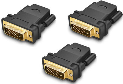 ReTrack SET OF 3PC HDMI-TO-DVI 24+1 Male/Female 1080P HDTV Converter for PC PS3 Projector TV Box USB Adapter(Black)
ReTrack SET OF 3PC HDMI-TO-DVI 24+1 Male/Female 1080P HDTV Converter for PC PS3 Projector TV Box USB Adapter(Black)