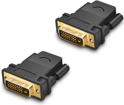 ReTrack SET OF 2PC HDMI-TO-DVI 24+1 Male/Female 1080P HDTV Converter for PC PS3 Projector TV Box USB Adapter(Black)
ReTrack SET OF 2PC HDMI-TO-DVI 24+1 Male/Female 1080P HDTV Converter for PC PS3 Projector TV Box USB Adapter(Black)