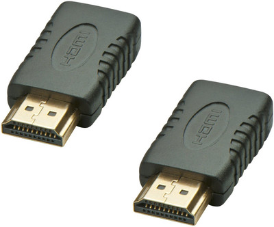 ReTrack SET OF 2PC Gold Plated HDMI Female To HDMI Male Connector Converte HDMI Adapter(Compatible with Computer, TV, Gaming Console, Black)
ReTrack SET OF 2PC Gold Plated HDMI Female To HDMI Male Connector Converte HDMI Adapter(Compatible with Computer, TV, Gaming Console, Black)