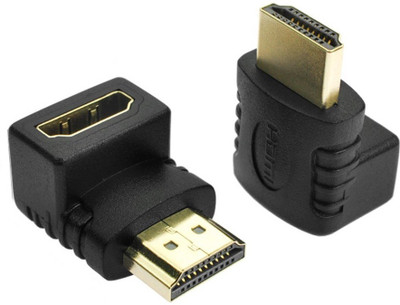 ReTrack SET OF 2PC 90 Degree Right Angle HDMI-Male to Female Connector L Shaped Adapter for 1080p HDTV LCD TFT Playstation HDMI Adapter(Compatible with Computer, TV, Gaming Console, Black)
ReTrack SET OF 2PC 90 Degree Right Angle HDMI-Male to Female Connector L Shaped Adapter for 1080p HDTV LCD TFT Playstation HDMI Adapter(Compatible with Computer, TV, Gaming Console, Black)