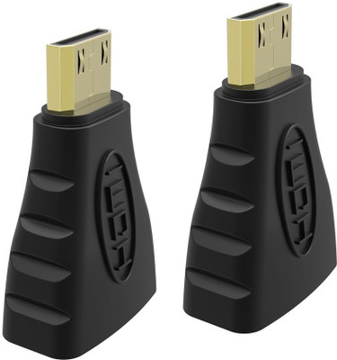 ReTrack SET OF 2PC Mini-HDMI Male to Female Connector for PS3 HD4 PS4 Projector 1080P USB Adapter(Black)
ReTrack SET OF 2PC Mini-HDMI Male to Female Connector for PS3 HD4 PS4 Projector 1080P USB Adapter(Black)