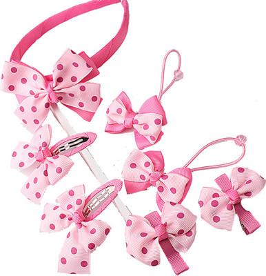 Ziory Pink 7Pcs/Set Bowknot Polka Dot Hair Clips Elastic Hair bands for Girls Kids Hairpins Hair Accessories Set Hoop Scrunchy gift birthday Hair Band, Hair Clip, Hair Accessory Set, Hair Pin(Pink)
Ziory Pink 7Pcs/Set Bowknot Polka Dot Hair Clips Elastic Hair bands for Girls Kids Hairpins Hair Accessories Set Hoop Scrunchy gift birthday Hair Band, Hair Clip, Hair Accessory Set, Hair Pin(Pink)