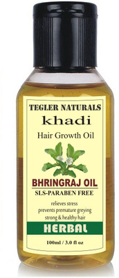 Tegler Naturals Khadi Bhringraj Hair Growth Oil Hair Oil(100 ml)