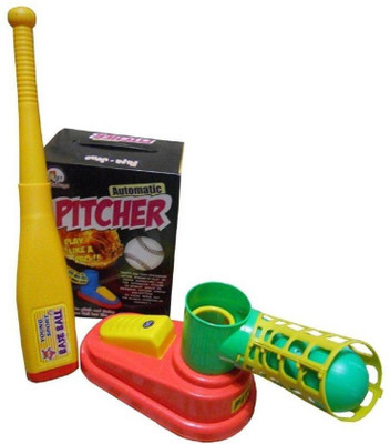 Tabu Automatic Pitcher Game, Unbreakable, Includes 1 Bat, 3 Balls, Pitcher(Multicolor)
Tabu Automatic Pitcher Game, Unbreakable, Includes 1 Bat, 3 Balls, Pitcher(Multicolor)