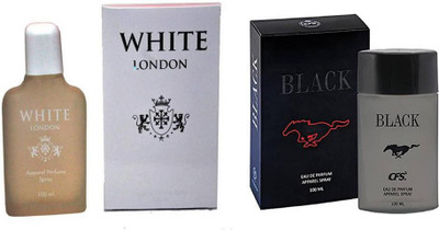 CFS Perfume CFS Black Perfume 100 ML + CFS London White Perfume 100 ML Perfume - 200 ml(For Men & Women)
CFS Perfume CFS Black Perfume 100 ML + CFS London White Perfume 100 ML Perfume - 200 ml(For Men & Women)