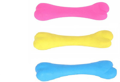 SRI High Quality Durable Non Toxic Colourful Bone Style Chew Toy For Puppy | Cats | Small Pets - Pack Of 3 Rubber Bone For Dog
SRI High Quality Durable Non Toxic Colourful Bone Style Chew Toy For Puppy | Cats | Small Pets - Pack Of 3 Rubber Bone For Dog