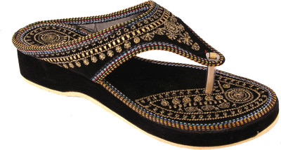 Shopping World Women Black Flats
