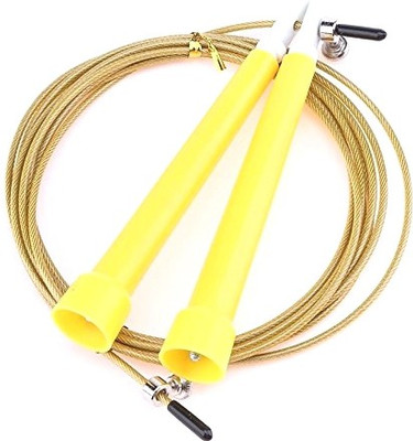CSU Speedy Skipping Rope with Adjustable Rope - Professionals Skipping Rope (Yellow) Ball Bearing Skipping Rope(Yellow, Length: 74 inch)
CSU Speedy Skipping Rope with Adjustable Rope - Professionals Skipping Rope (Yellow) Ball Bearing Skipping Rope(Yellow, Length: 74 inch)