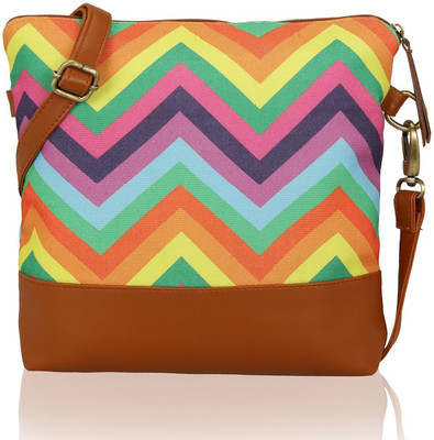 Kleio Women Casual Multicolor Canvas Sling Bag
Kleio Women Casual Multicolor Canvas Sling Bag
