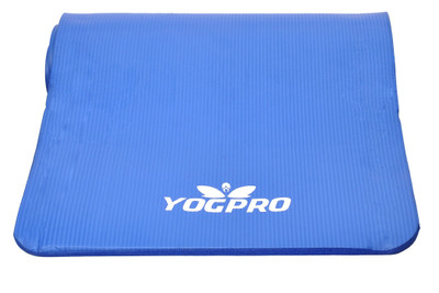 YOGPRO Fitness / Yoga Mat with Cover "NBR" Blue 10 mm Yoga Mat
