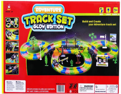M-Alive All New Glow in the Dark Edition Adventure Track Set With Flexible and Bendable Bridge,Tunnel & Electronic Police Car(Multicolor)
M-Alive All New Glow in the Dark Edition Adventure Track Set With Flexible and Bendable Bridge,Tunnel & Electronic Police Car(Multicolor)