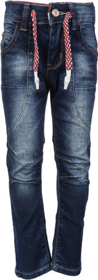 Lilliput Regular Boys Blue Jeans, Dark blue