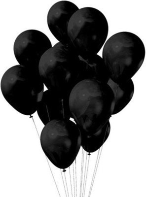 YNS Crafts Stock Solid YNC_Balloon_1142 Balloon(Black, Pack of 50)