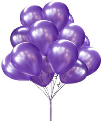 YNS Crafts Stock Solid CS-B-18 Balloon(Purple, Pack of 25)