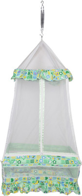 Thosh Baby Product Maharani Hanging Cradle Jhula Jhoola Swing With Top, Mosquito & free Spring (TB-108-JHULLA-SBLU)(Green)
Thosh Baby Product Maharani Hanging Cradle Jhula Jhoola Swing With Top, Mosquito & free Spring (TB-108-JHULLA-SBLU)(Green)