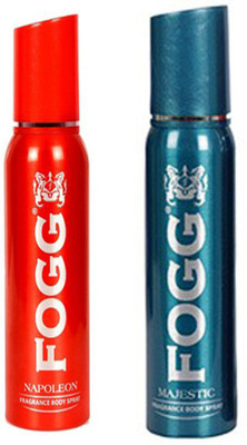 Fogg NAPOLEON DEODORANT 120 ML+MAJESTIC DEODORANT 120ML Deodorant Spray - For Men & Women(120 ml, Pack of 2)
Fogg NAPOLEON DEODORANT 120 ML+MAJESTIC DEODORANT 120ML Deodorant Spray - For Men & Women(120 ml, Pack of 2)