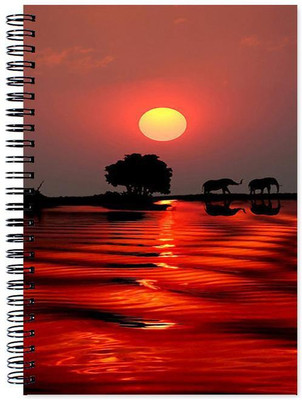 Little Jaipur A5 Note Book(Moon, Multicolor)