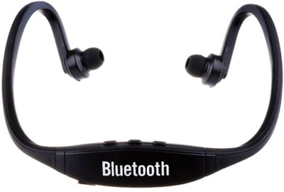 BJA StylishBs19cHdphone021 Smart Headphones(Wireless), Black