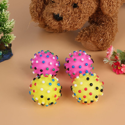 Foodie Puppies Chew Rubber Spike Squeaker Sound Ball Toy For Small to Medium Pets - Color May Vary Rubber Ball, Chew Toy, Fetch Toy, Squeaky Toy For Dog & Cat
Foodie Puppies Chew Rubber Spike Squeaker Sound Ball Toy For Small to Medium Pets - Color May Vary Rubber Ball, Chew Toy, Fetch Toy, Squeaky Toy For Dog & Cat