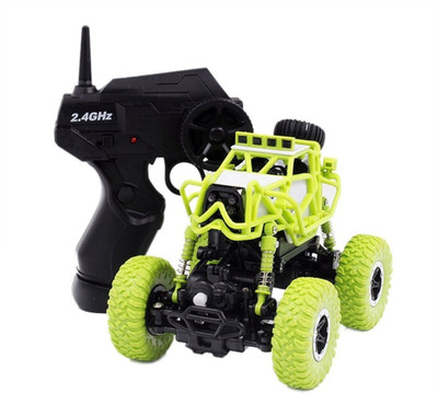 spincart 1:43 Rock Through Off Road High Speed Racing Remote Control Truck With LED Light(Green)
