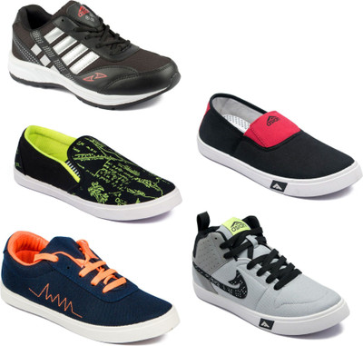 Asian Men Casual & Running Shoes Combo Pack of 5 Casuals For Men(Multicolor
Asian Men Casual & Running Shoes Combo Pack of 5 Casuals For Men(Multicolor