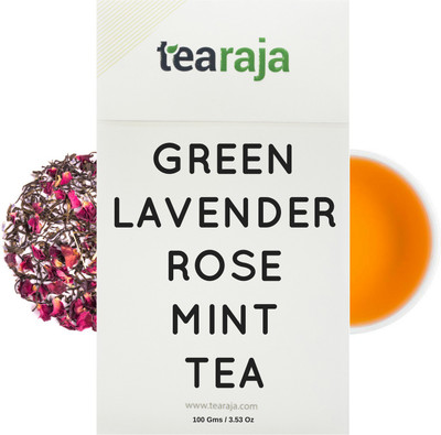Tearaja Green Lavender Rose Mint Tea Lavender, Rose, Mint Herbal Tea Vacuum Pack(100 g)
Tearaja Green Lavender Rose Mint Tea Lavender, Rose, Mint Herbal Tea Vacuum Pack(100 g)