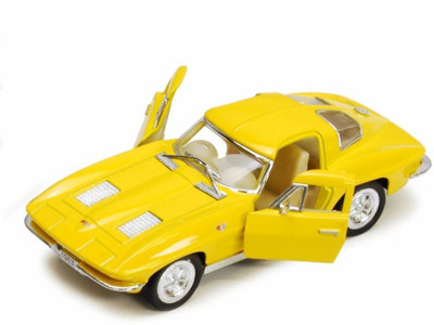 Kinsmart 5" 1:36 Scale 1963 Corvette Sting Ray Die-Cast Model Car from Flying Toyszer(Yellow)
Kinsmart 5" 1:36 Scale 1963 Corvette Sting Ray Die-Cast Model Car from Flying Toyszer(Yellow)