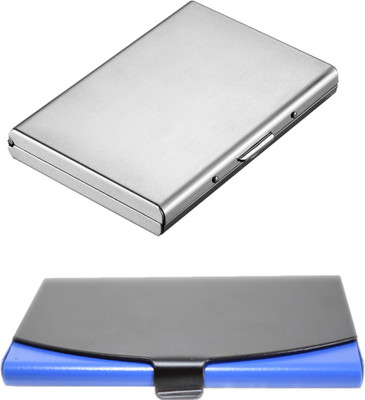 Stealodeal New Silver Metal Debit/Credit Atm With Black-Blue Steel 6 Card Holder(Set of 2, Multicolor)
Stealodeal New Silver Metal Debit/Credit Atm With Black-Blue Steel 6 Card Holder(Set of 2, Multicolor)