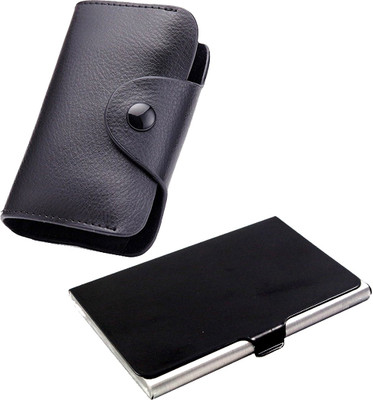 Stealodeal New Black Leatherite High Quality Wallet With Slim Steel 15 Card Holder(Set of 2, Black)
Stealodeal New Black Leatherite High Quality Wallet With Slim Steel 15 Card Holder(Set of 2, Black)