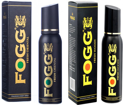 Fogg FRESH WOODY FRAGRANCE BODY SPRAY 120 ML+FRESH ORIENTAL FRAGRANCE BODY SPRAY 120 ML Body Spray - For Men & Women(120 ml, Pack of 2)
Fogg FRESH WOODY FRAGRANCE BODY SPRAY 120 ML+FRESH ORIENTAL FRAGRANCE BODY SPRAY 120 ML Body Spray - For Men & Women(120 ml, Pack of 2)