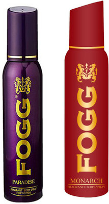 Fogg MONARCH DEODORANT 120 ML+PARADISE DEODORANT 120 ML Deodorant Spray - For Men & Women(120 ml, Pack of 2)
Fogg MONARCH DEODORANT 120 ML+PARADISE DEODORANT 120 ML Deodorant Spray - For Men & Women(120 ml, Pack of 2)