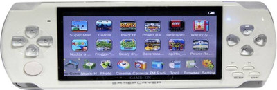 Bs Spy Original White Preloaded Games PSP 2 GB with Contra(White)