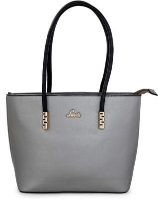 Lavie - Anushka collection Tote(Silver, Black), Black;silver