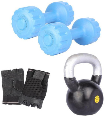 Royal 2 Kg 2 Pc PVC Dumbell with 8 Kg 1 Pc Kettle Bell Hand Gloves Gym & Fitness Kit
Royal 2 Kg 2 Pc PVC Dumbell with 8 Kg 1 Pc Kettle Bell Hand Gloves Gym & Fitness Kit