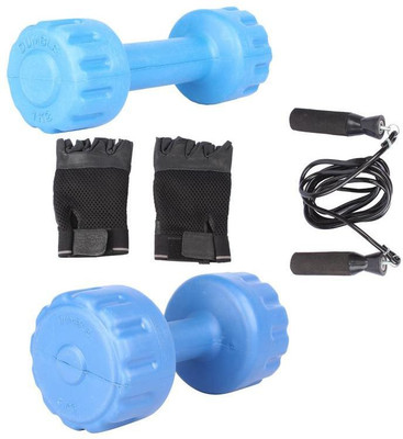 Royal 1 Kg 1 Pc PVC Dumbell with 3 Kg 1 Pc PVC Dumbell Skipping Rops & Hand Gloves Gym & Fitness Kit
Royal 1 Kg 1 Pc PVC Dumbell with 3 Kg 1 Pc PVC Dumbell Skipping Rops & Hand Gloves Gym & Fitness Kit