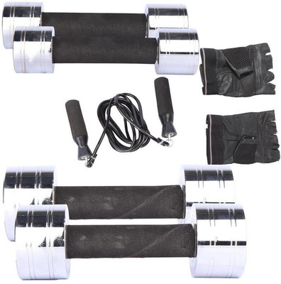 Royal 2 Kg 2 Pc Chrome Dumbell with 3 Kg 2 Pc Chrome Dumbell Skipping Rops & Hand Gloves Gym & Fitness Kit
Royal 2 Kg 2 Pc Chrome Dumbell with 3 Kg 2 Pc Chrome Dumbell Skipping Rops & Hand Gloves Gym & Fitness Kit