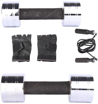 Royal 3 Kg 1 Pc Chrome Dumbell with 5 Kg 1 Pc Chrome Dumbell Skipping Rops & Hand Gloves Gym & Fitness Kit
Royal 3 Kg 1 Pc Chrome Dumbell with 5 Kg 1 Pc Chrome Dumbell Skipping Rops & Hand Gloves Gym & Fitness Kit