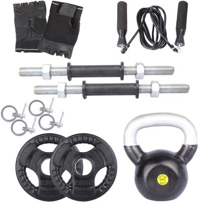 Royal 2.5 Kg 2 Pc Olympic Plates 27 MM with 8 Kg 1 Pc Kettle Bell with 2 Black Handle with LockSkipping Rops & Hand Gloves Gym & Fitness Kit
Royal 2.5 Kg 2 Pc Olympic Plates 27 MM with 8 Kg 1 Pc Kettle Bell with 2 Black Handle with LockSkipping Rops & Hand Gloves Gym & Fitness Kit