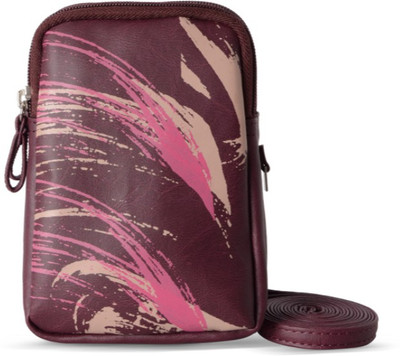 Baggit Women Casual Purple PU Sling Bag